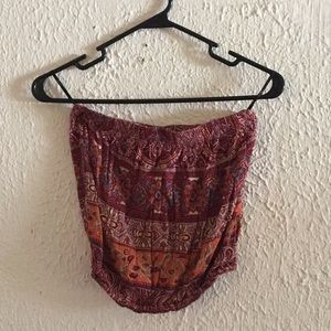 Boho crop top